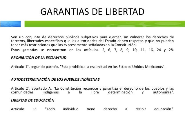 Garantias individuales