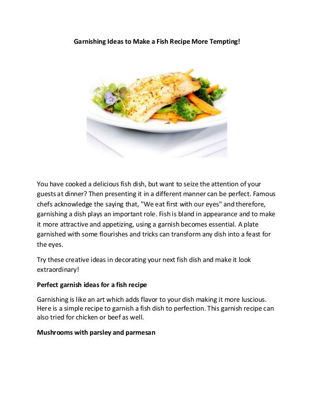 Famous chef fish recipes Famous chef fish recipes