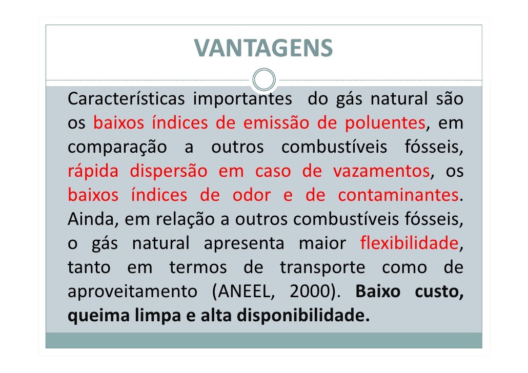 Desvantagens Do Gás Natural - BRAINCP