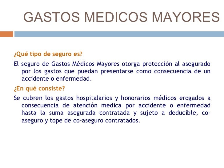 Cotizador De Seguros De Gastos Medicos Mayores