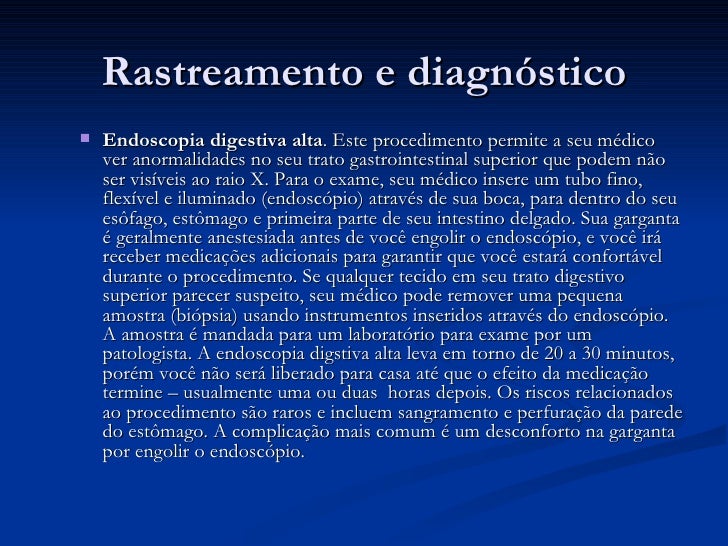 Exame gastrite