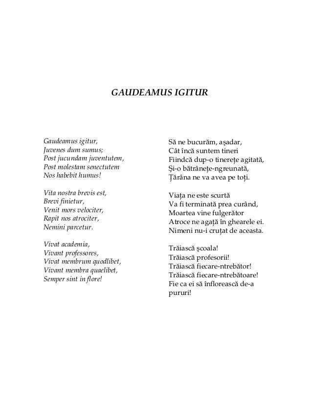 Gaudeamus igitur