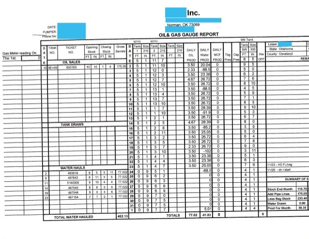 Gauge Sheet Template Gauge Sheet Template
