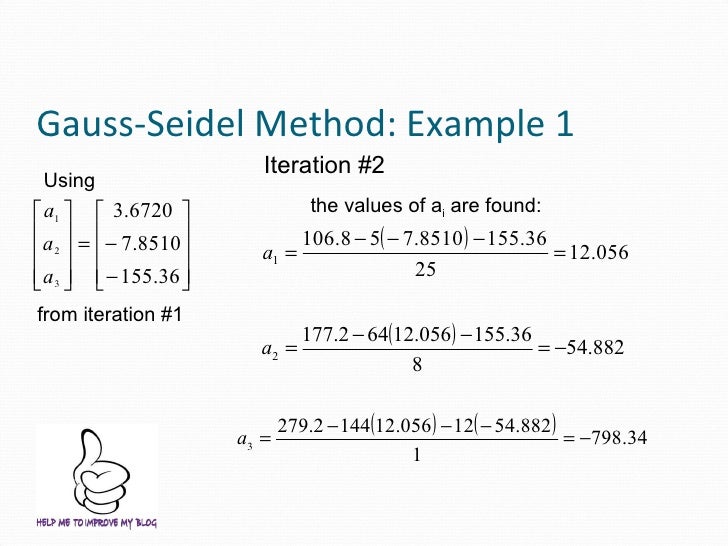 Python gauss seidel method differential equations - daddyret