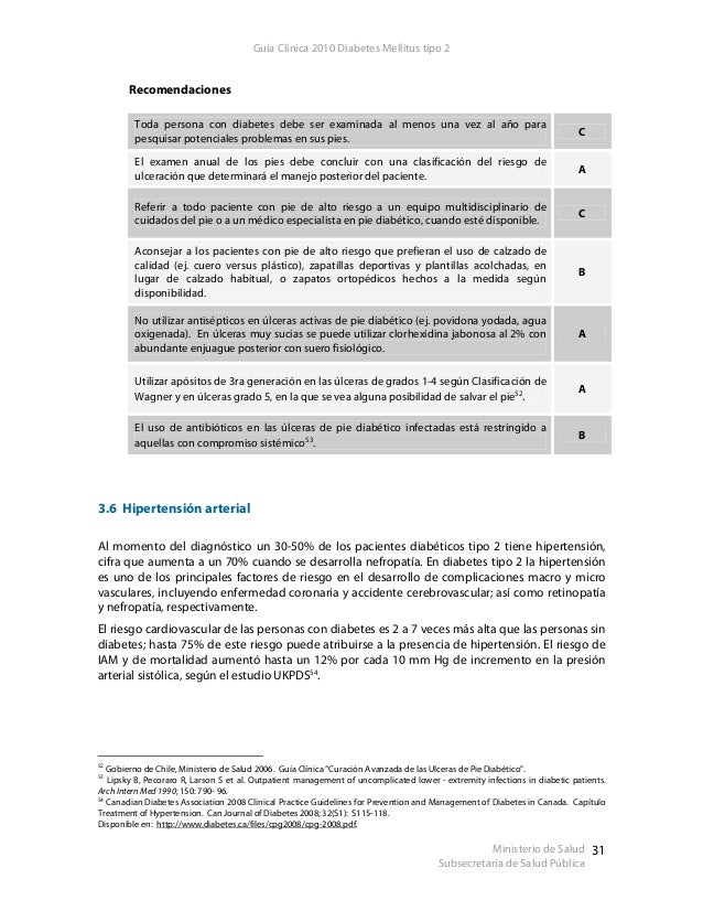 Diabetes mellitus tipo II MINSAL Diabetes mellitus tipo II MINSAL