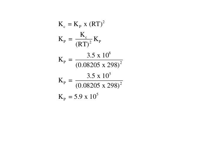 GC Chemical Equilibrium
