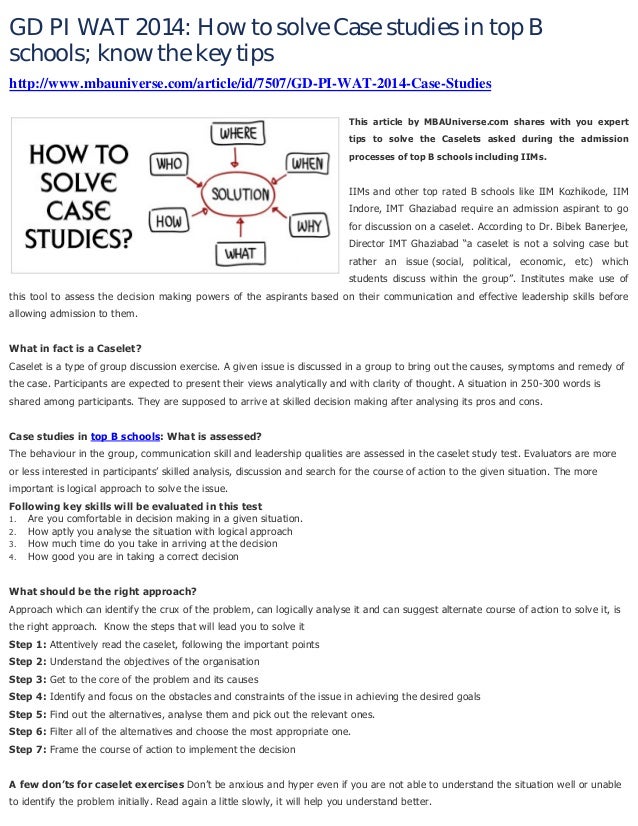Fast Guide to Case Studies - Reference from WhatIs com