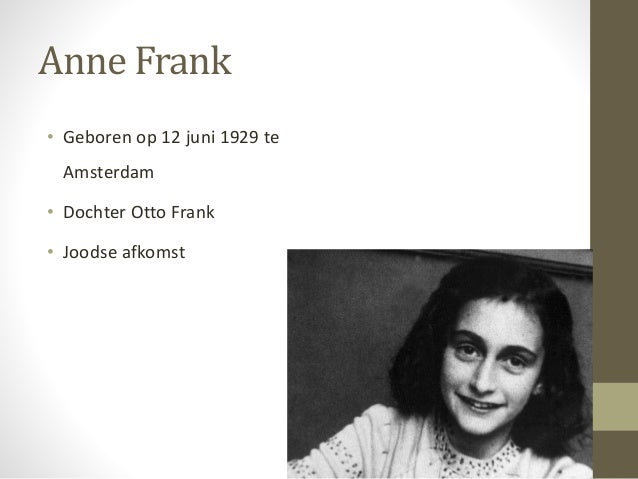 Gebeurtenis Anne Frank