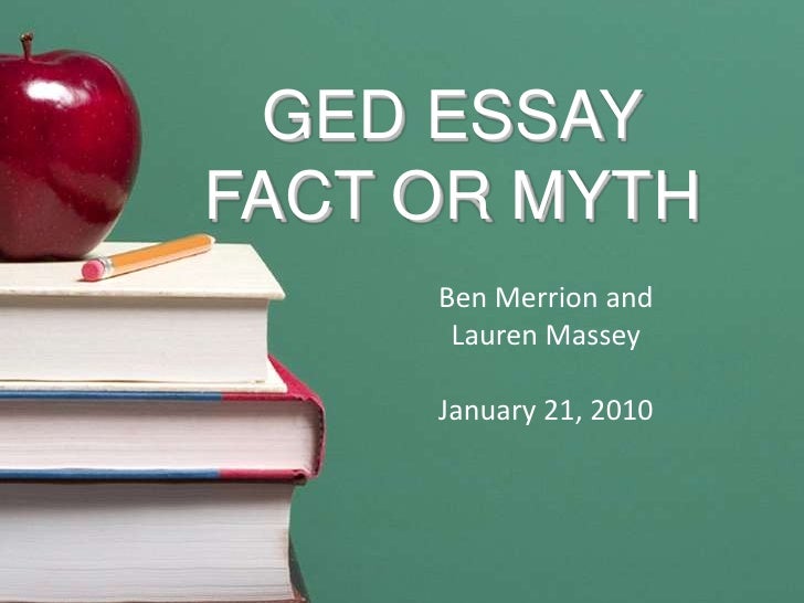 Ged Essay Writing