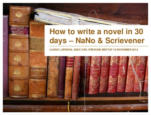 How to write your dissertation 30 days