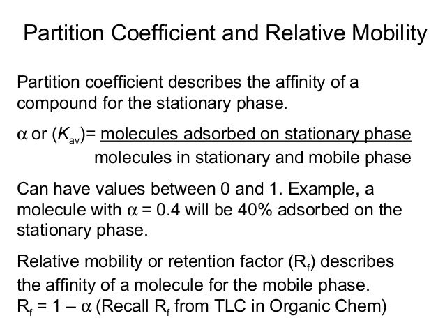 partition coefficient