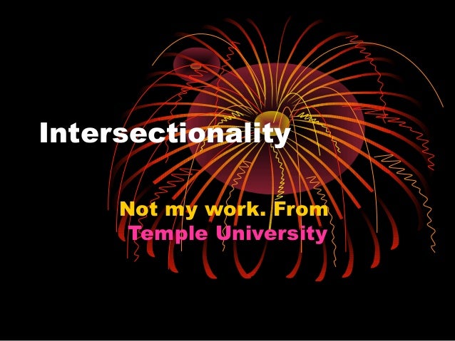 Collins theory of intersectionality essay