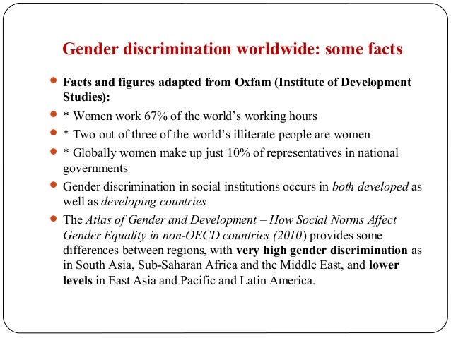 Discrimination essay