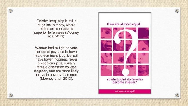 gender inequality still exists Gender inequality has existed ever since the beginning of time and still exists today in some regions of the world, it is worse than others but it exists. gender inequality still exists Gender inequality has existed ever since the beginning of time and still exists today in some regions of the world, it is worse than others but it exists.