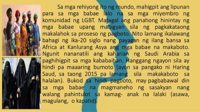 Gender Roles Etniko Sa Pilipinas