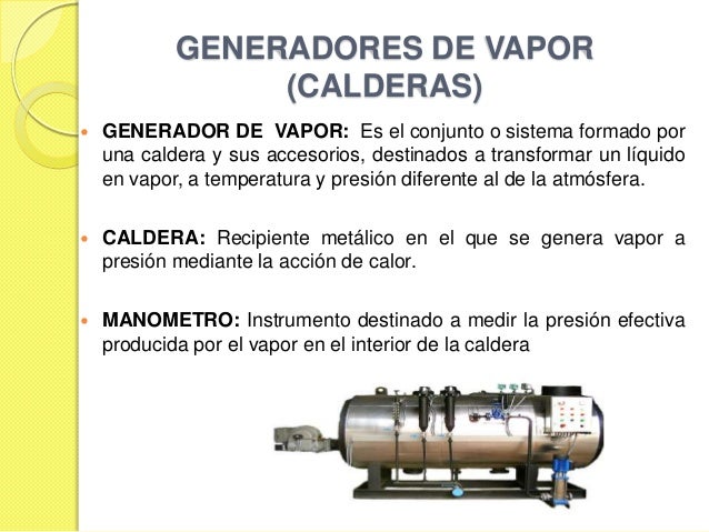 Generadores de vapor