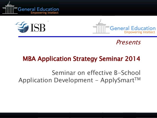 General education mba essays