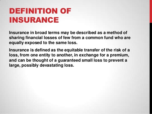  insurance definition