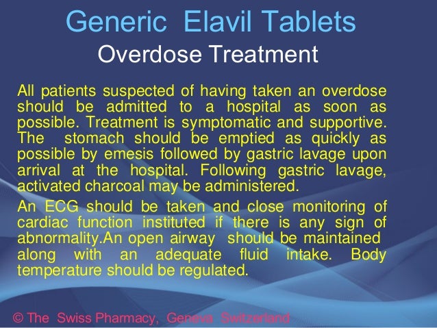 Elavil Withdrawal Symptoms