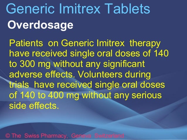 Migraine Medication Imitrex Side Effects