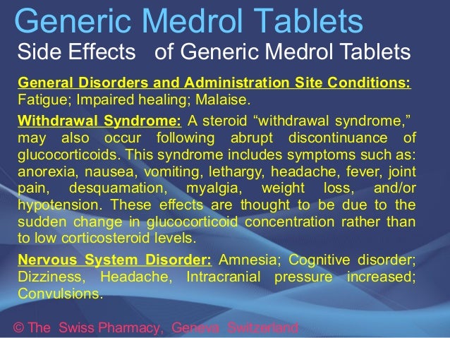 Methylprednisolone Weight Gain