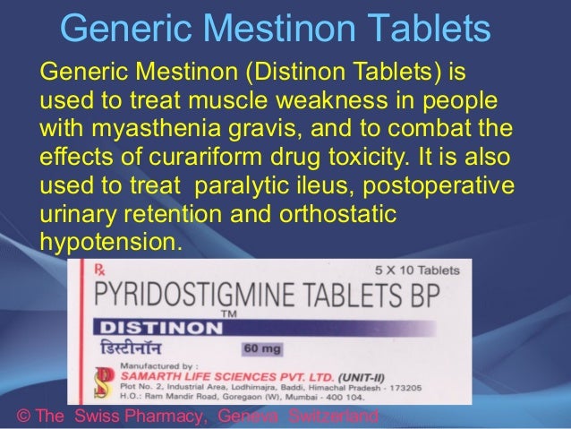 Generic Mestinon Pharmacy