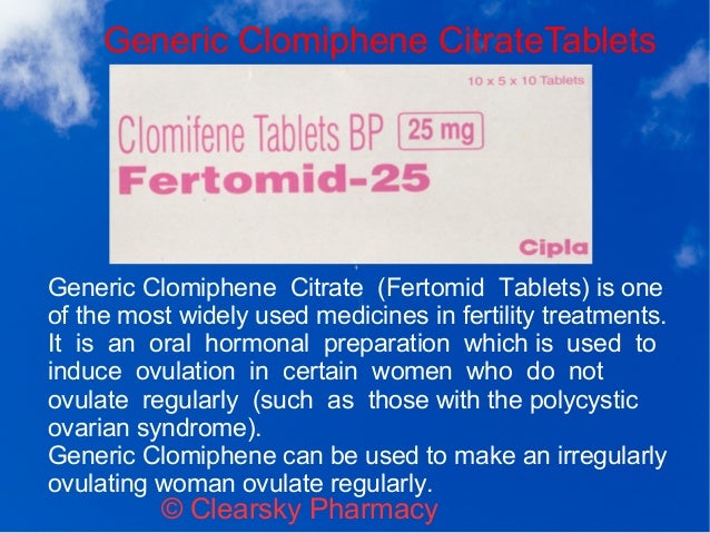 Is Generic Clomiphene Available