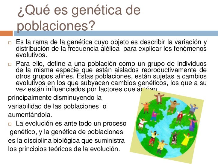 Genetica de poblaciones