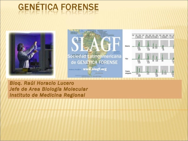 Curso biologia forense