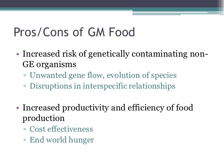 Gm Foods Essay