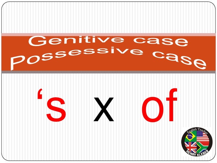 Genitive case