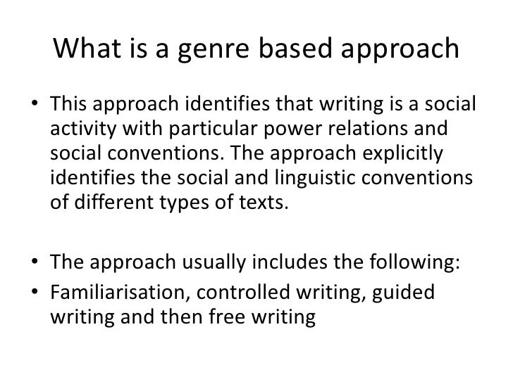Types of essay approaches