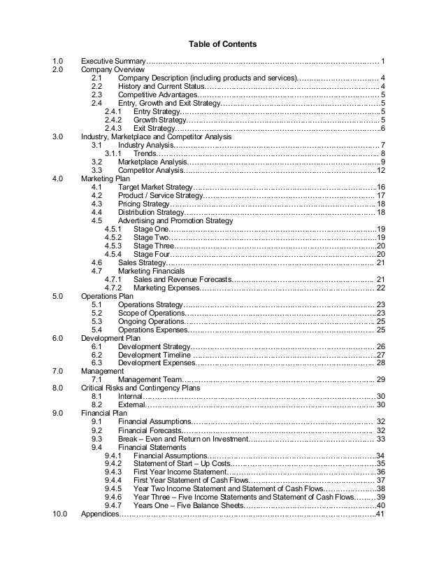 Barber business plan template picture