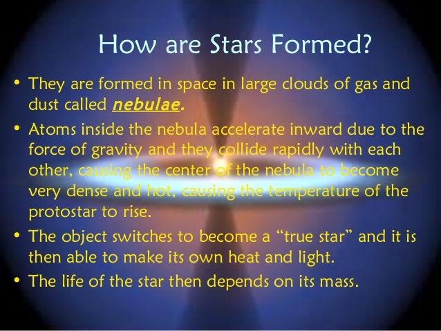 what are stars formed from geo 204 stars and constellations1 what are stars formed from geo 204 stars and constellations1