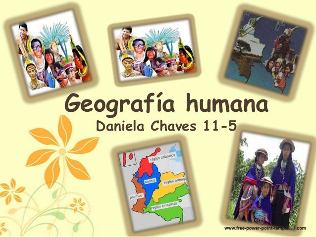 Geografía humana