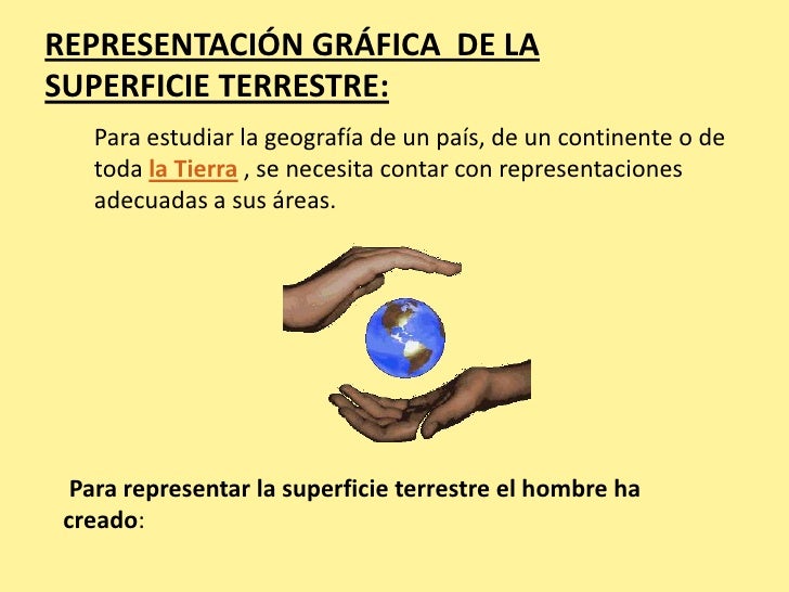Geografia...Representación de la Superficie Terrestre.