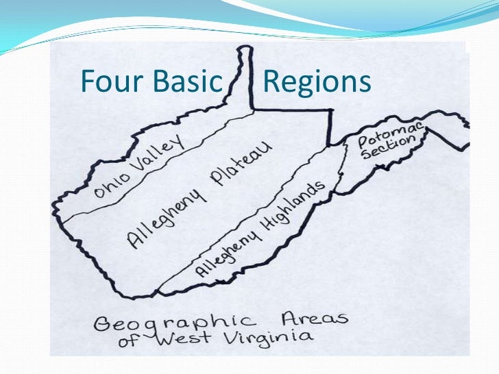 Geographic regions of west virginia