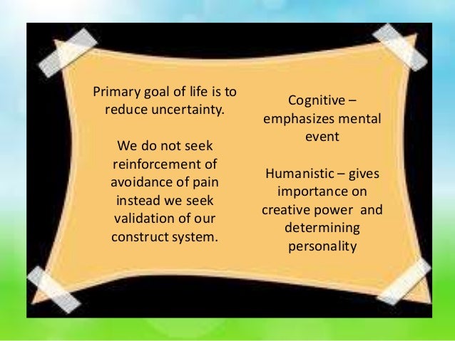 Personality theory essay