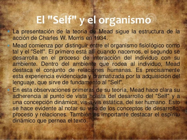 George Herbert mead y su teoria George Herbert mead y su teoria