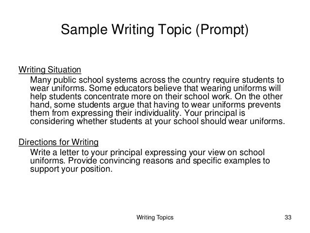 Help writing a persuasive essay school uniforms