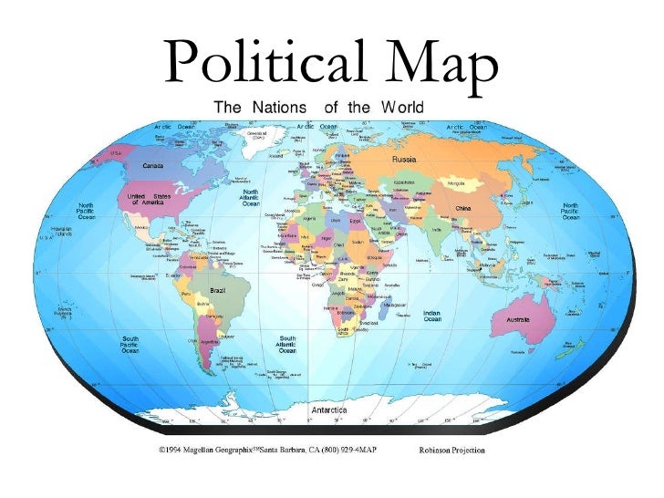 3 Map Types ... 3. Political Map ...