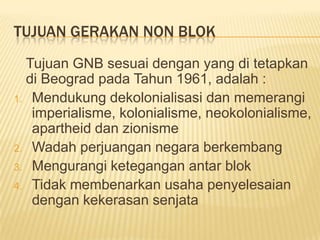 Gerakan Non Blok PPT