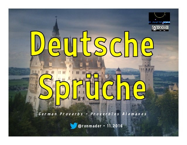 German Proverbs (Deutsch Sprüche)
