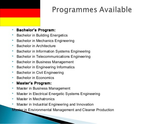 Computer networking master thesis germany