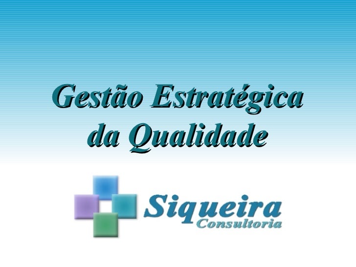 Monografia gestao da qualidade