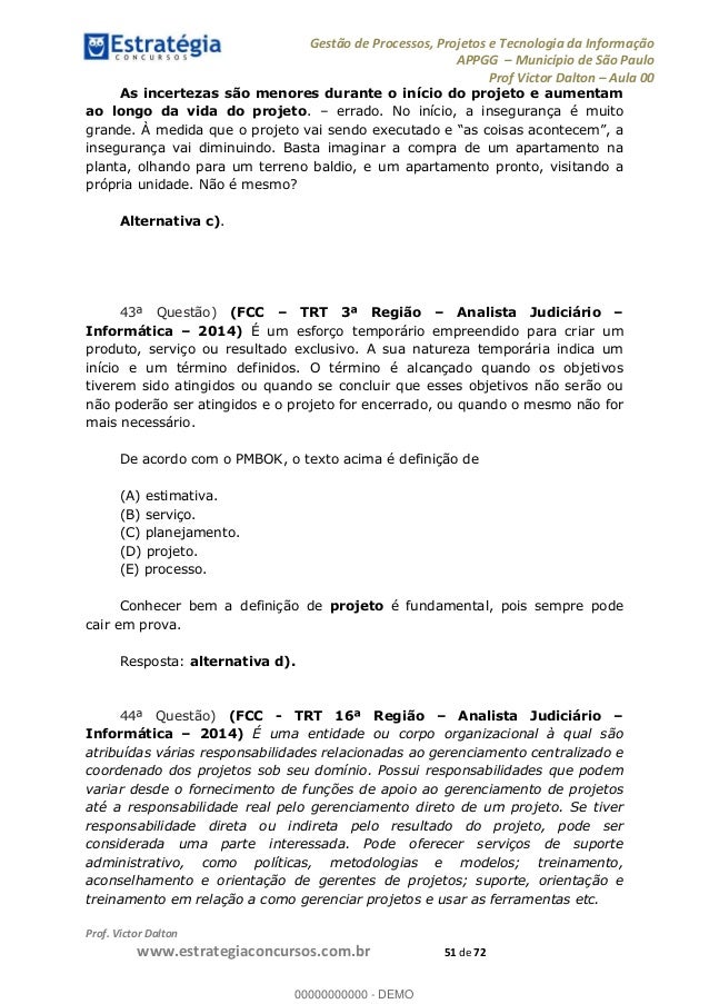 Curso de gestao de projetos sp