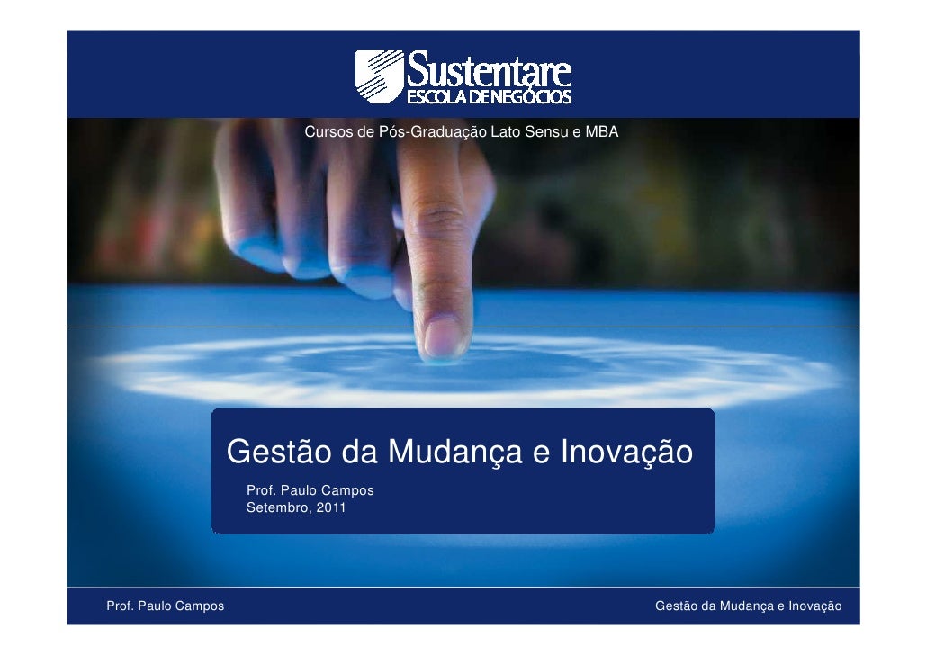 Apresentacoes gestao da inovacao