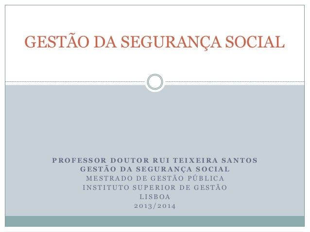 Curso gestao de seguranca publica