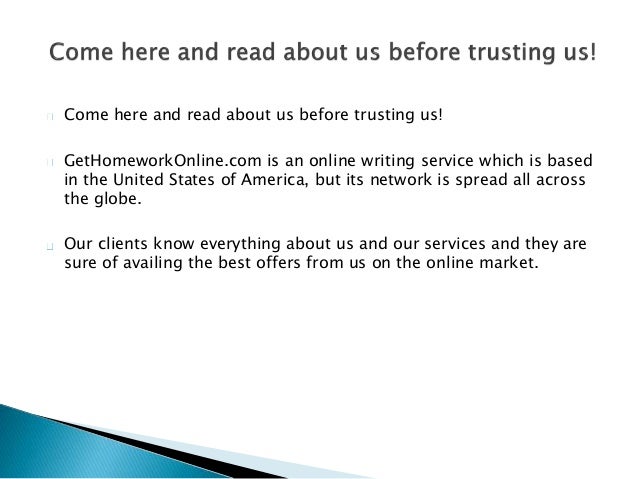 Online assignment work online