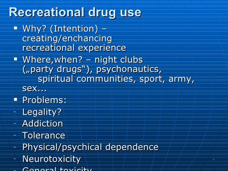 Recreational Drugs